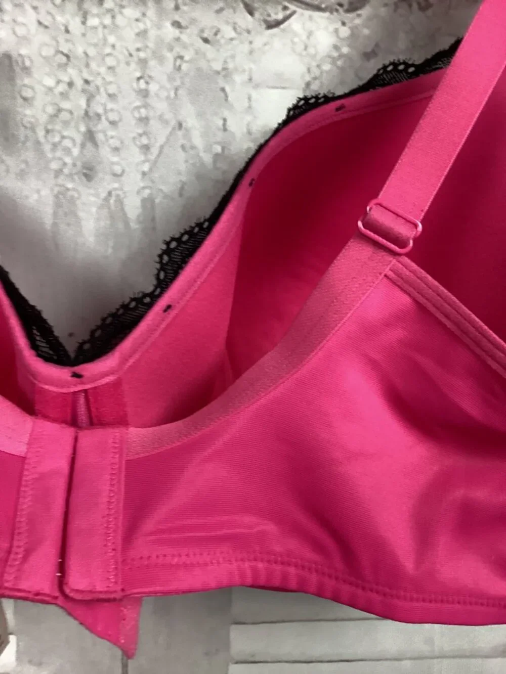 Cacique Pink Bra Lace Trim Balconette NWT 42DD